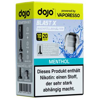 Vaporesso DOJO Blast X – Menthol – Prefilled Pod Tank