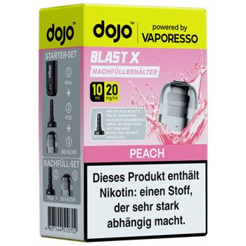 Vaporesso DOJO Blast X – Peach – Prefilled Pod Tank