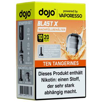 Vaporesso DOJO Blast X – Ten Tangerines – Prefilled Pod Tank