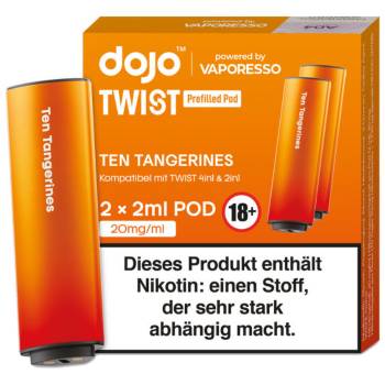 Vaporesso DOJO Twist – Ten Tangerines – Prefilled Pod 2er Pack