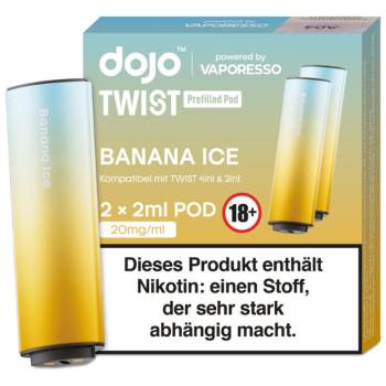 Vaporesso DOJO Twist – Banana Ice – Prefilled Pod 2er Pack