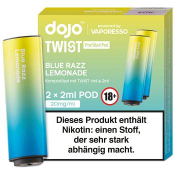 Vaporesso DOJO Twist – Blue Razz Lemonade – Prefilled Pod 2er Pack