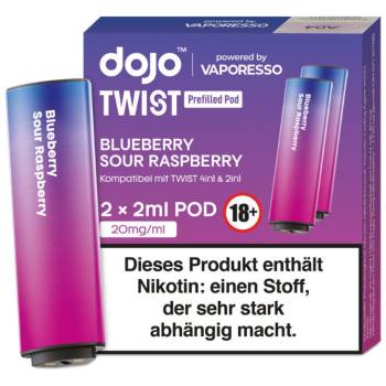 Vaporesso DOJO Twist – Blueberry Sour Raspberry – Prefilled Pod 2er Pack