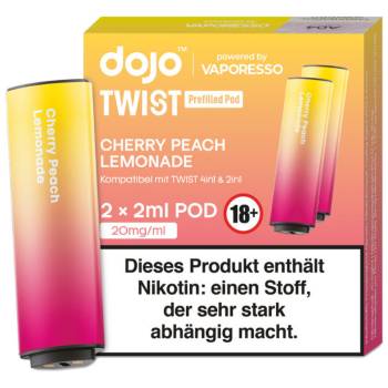 Vaporesso DOJO Twist – Cherry Peach Lemonade – Prefilled Pod 2er Pack