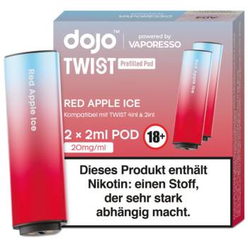 Vaporesso DOJO Twist – Red Apple Ice – Prefilled Pod 2er Pack