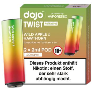 Vaporesso DOJO Twist – Wild Apple & Hawthorn – Prefilled Pod 2er Pack