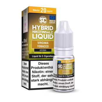 Virginia Tobacco Hybrid NicSalt Liquid by SC 10ml / 10mg