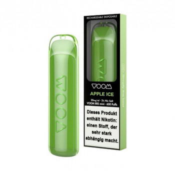 Voom Iris Mini E-Zigarette 20mg 600 Züge 320mAh NicSalt Apple Ice