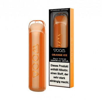Voom Iris Mini E-Zigarette 20mg 600 Züge 320mAh NicSalt Orange Ice