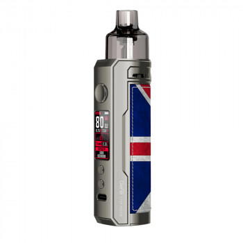 VooPoo Drag X 80W Pod System Kit Silver Knight