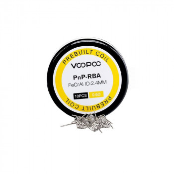 VooPoo PnP-RBA 0,6 Ohm Prebuilt Coils 10er Pack