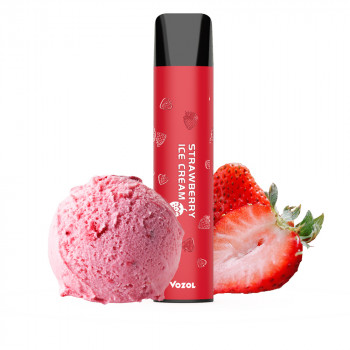 Vozol Bar S E-Zigarette 500 Züge 450mAh NicSalt Strawberry ICE Cream 20mg
