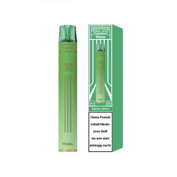 Vozol Bar 500 E-Zigarette 20mg 500 Züge 400mAh NicSalt Fresh Apple Vozol Bar 500 E-Zigarette 20mg 500 Züge 400mAh NicSalt Fresh Apple