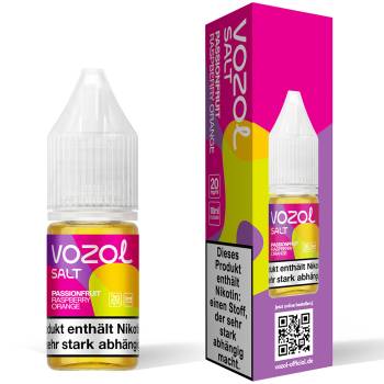 Vozol Passionfruit Raspberry Orange NicSalt Liquid