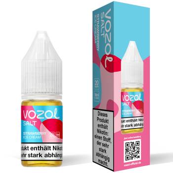 Vozol Strawberry Ice Cream NicSalt Liquid