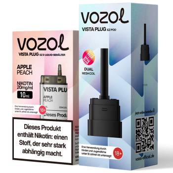 Vozol Vista Plug EZ – Apple Peach – Prefilled Pod Tank