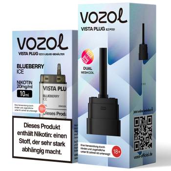 Vozol Vista Plug EZ – Blueberry Ice – Prefilled Pod Tank