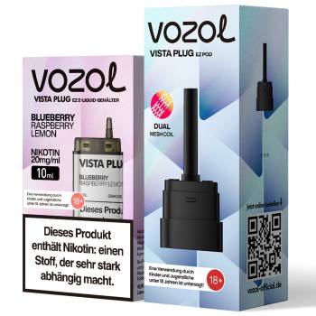 Vozol Vista Plug EZ – Blueberry Raspberry Lemon – Prefilled Pod Tank