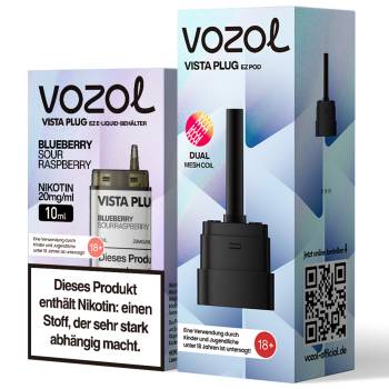 Vozol Vista Plug EZ – Blueberry Sour Raspberry – Prefilled Pod Tank