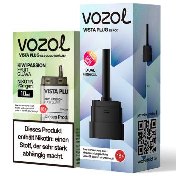 Vozol Vista Plug EZ – Kiwi Passion Fruit Guava – Prefilled Pod Tank