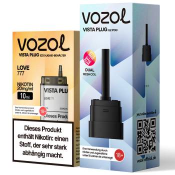 Vozol Vista Plug EZ – Love 777 – Prefilled Pod Tank