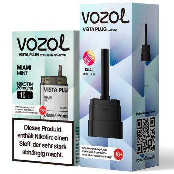 Vozol Vista Plug EZ – Miami Mint – Prefilled Pod Tank