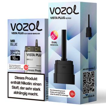 Vozol Vista Plug EZ – Mr. Blue – Prefilled Pod Tank