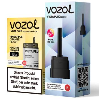 Vozol Vista Plug EZ – Pineapple Orange Peach – Prefilled Pod Tank