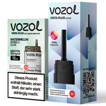 Vozol Vista Plug EZ – Watermelon Bubble Gum – Prefilled Pod Tank