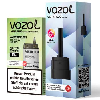 Vozol Vista Plug EZ – Watermelon Tropical Fruits – Prefilled Pod Tank