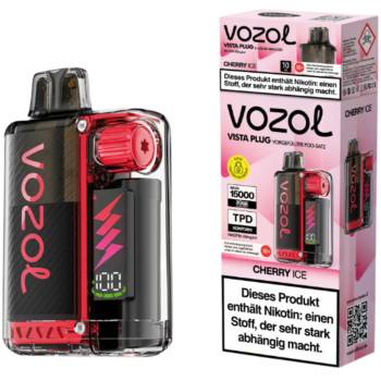 Vozol Vista Plug 15000 Prefilled Pod Kit – Cherry Ice