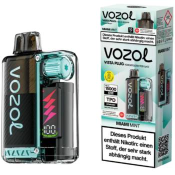 Vozol Vista Plug 15000 Prefilled Pod Kit – Miami Mint