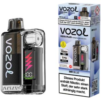 Vozol Vista Plug 15000 Prefilled Pod Kit – Mr Blue