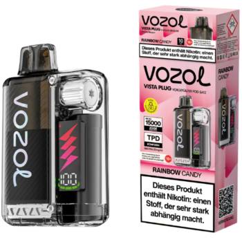 Vozol Vista Plug 15000 Prefilled Pod Kit – Rainbow Candy