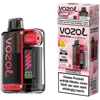 Vozol Vista Plug 15000 Prefilled Pod Kit – Strawberry Watermelon