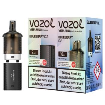 Vozol Vista Plug Prefilled Pod Tank – Blueberry Ice