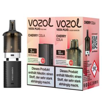 Vozol Vista Plug Prefilled Pod Tank – Cherry Cola