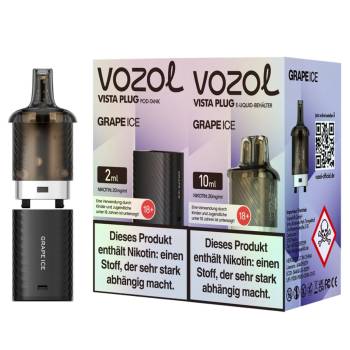 Vozol Vista Plug Prefilled Pod Tank – Grape Ice