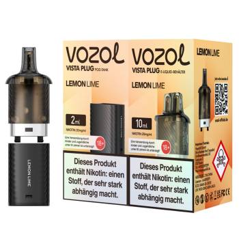 Vozol Vista Plug Prefilled Pod Tank – Lemon Lime