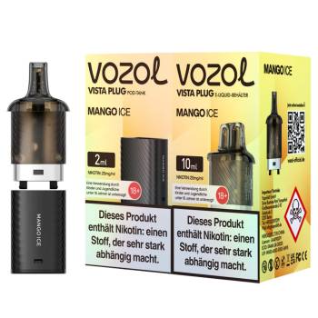 Vozol Vista Plug Prefilled Pod Tank – Mango Ice