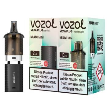 Vozol Vista Plug Prefilled Pod Tank – Miami Mint