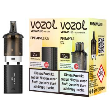 Vozol Vista Plug Prefilled Pod Tank – Pineapple Ice