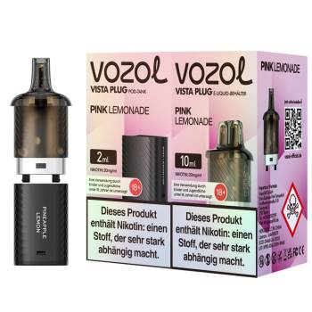 Vozol Vista Plug Prefilled Pod Tank – Pink Lemonade