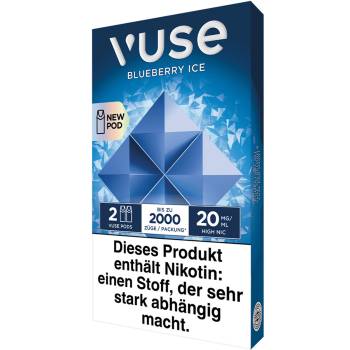 Vuse – Blueberry Ice – Prefilled Pod 2er Pack