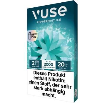 Vuse – Peppermint Ice – Prefilled Pod 2er Pack