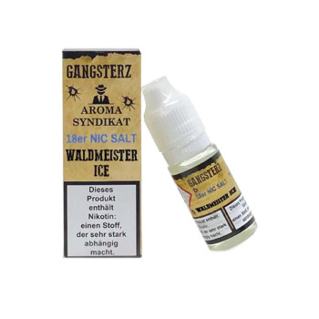 Waldmeister Ice 10ml 18mg NicSalt Liquid by Gangsterz