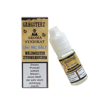 Waldmeister Zitronenkuchen 10ml 18mg NicSalt Liquid by Gangsterz