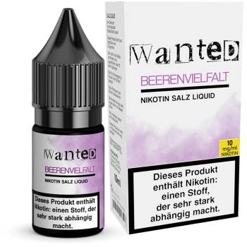 Wanted Beerenvielfalt NicSalt Liquid