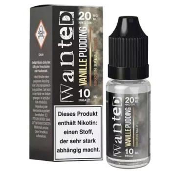 Wanted Vanillepudding NicSalt Liquid 10ml / 20mg