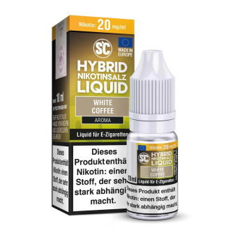 White Coffee Hybrid NicSalt Liquid by SC 10ml / 10mg